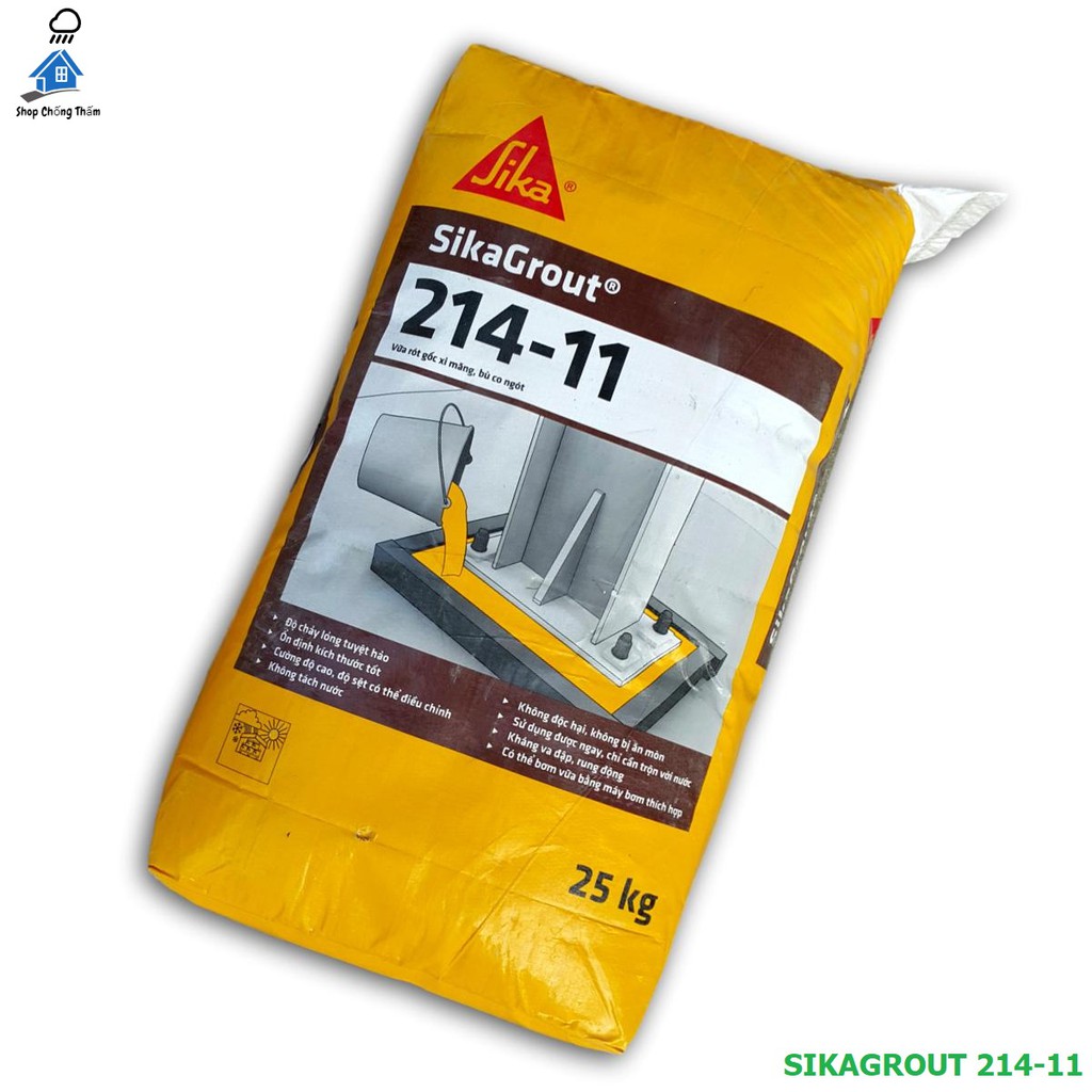 Sika grout 214-11 Vữa Rót Không Co Ngót