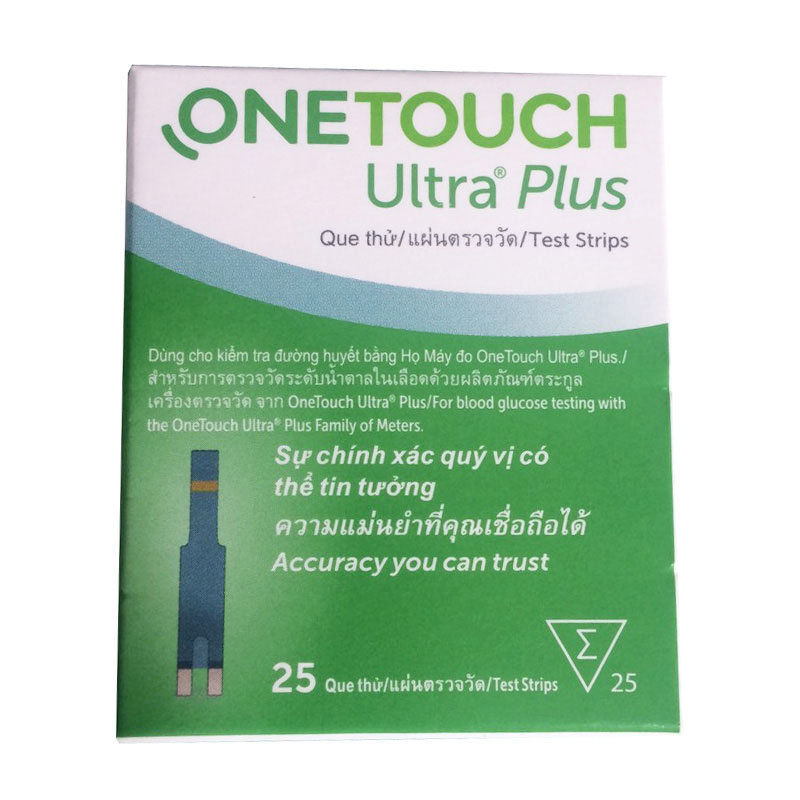Que thử đường huyết OneTouch Ultra Plus 25