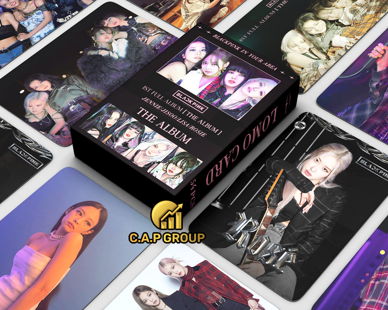 Thẻ Lomo card BlackPink bo góc LOVESICK GIRLS Album Thần Tượng Kpop