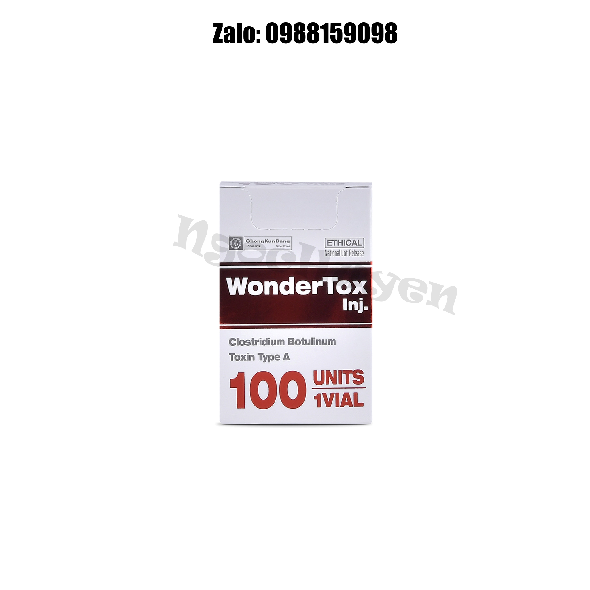 Botox Wondertox 100Units - Botox100 - Botox Hàn Quốc - Botox Chính Hãng - Thon gọn hàm