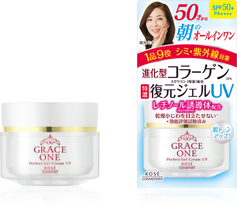 Kem Ngày Dưỡng Ngày Trắng Da Kose Grace One Perfect Gel Cream Uv Dành Cho Tuổi Trung Niên (100G)