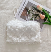 Áo Ống Ren Hoa Có Mút Ngực Freesize - Áo Quây Ren Tiểu Thư Croptop Nữ Tính Co Giãn Êm Không Cần Bra