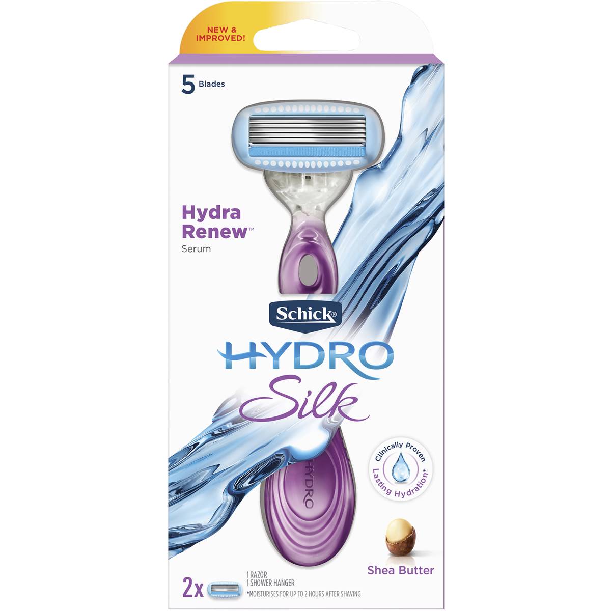 Dao Cạo Râu 5 Lưỡi Schick Hydro Silk Kit