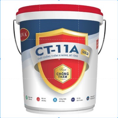 Kova CT11A Gold (thùng 4kg và 20kg) Chất Chống Thấm Bê Tông Xi Măng [HÀNG CHÍNH HÃNG KOVA]