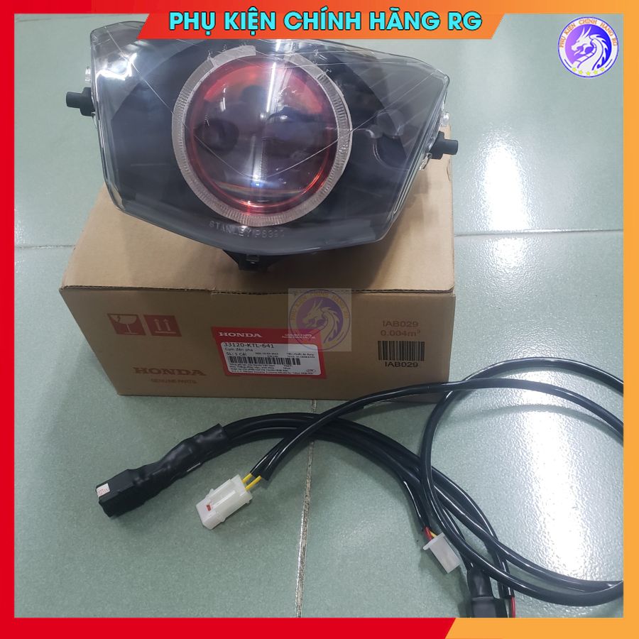 Chóa đèn zin wave alpha wave S110 và wave RS 110 kèm đèn bi cầu titan