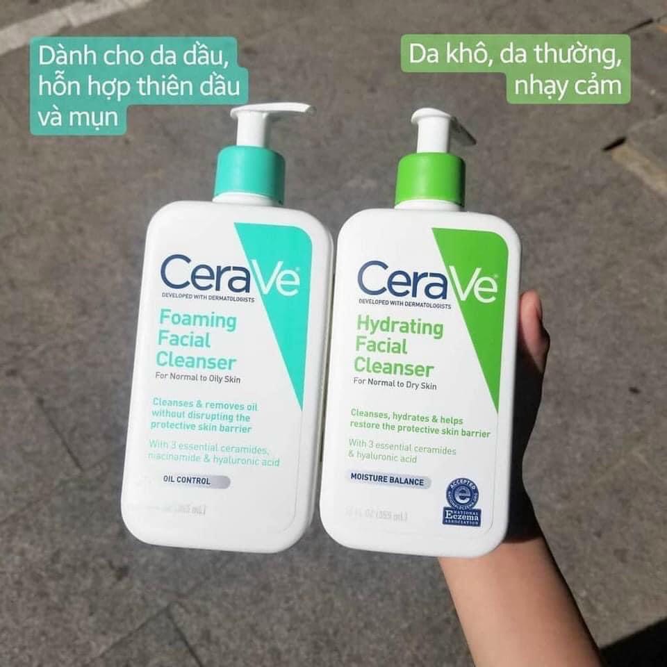 [Hcm]Sữa Rửa Mặt Cerave Cleanser