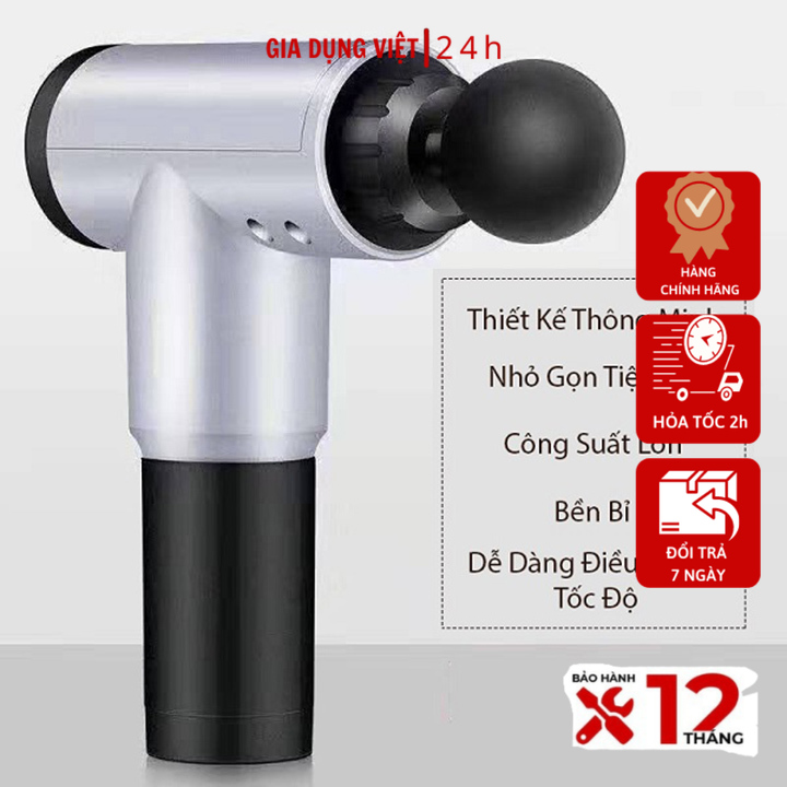 (12)Máy Massage Cầm Tay KINGTECH KH-320 - 6 Cấp Độ Hỗ Trợ Mát Xa Chuyên Sâu Giảm Đau Cơ Cứng Khớp - 