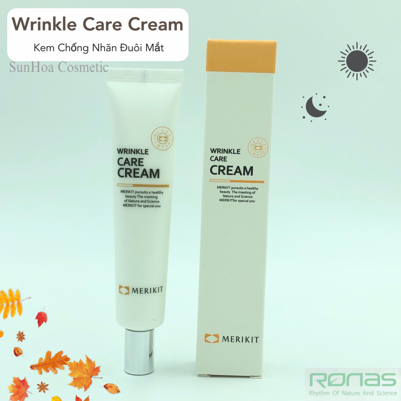 [HCM]Wrinkle Care Cream Merikit - Kem Chống Nhăn Đuôi Mắt