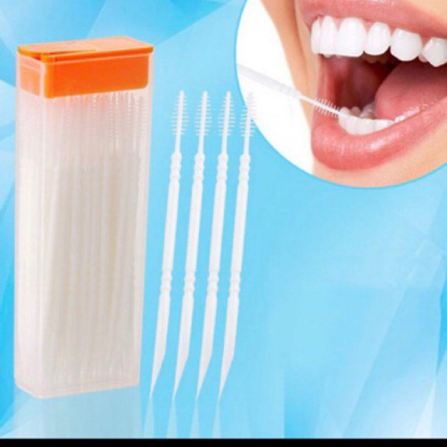 Tăm Nhựa Nha Khoa 35 Chiếc Hình Xương Cá