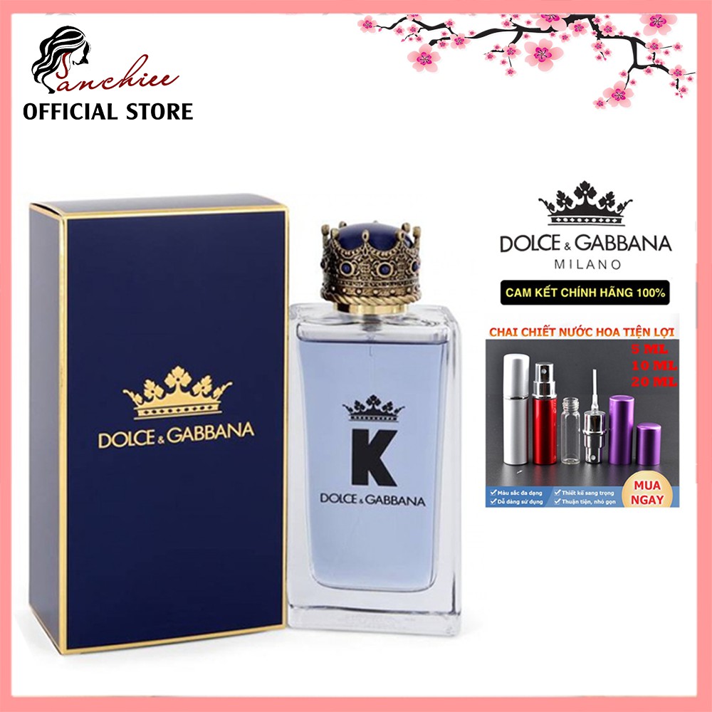 Nước Hoa Mini [???́?? ??̃??] Nước Hoa Nam Tính Và Dầy Hiện Đại Dolce & Gabbana K For Men Edt 5/10/20Ml