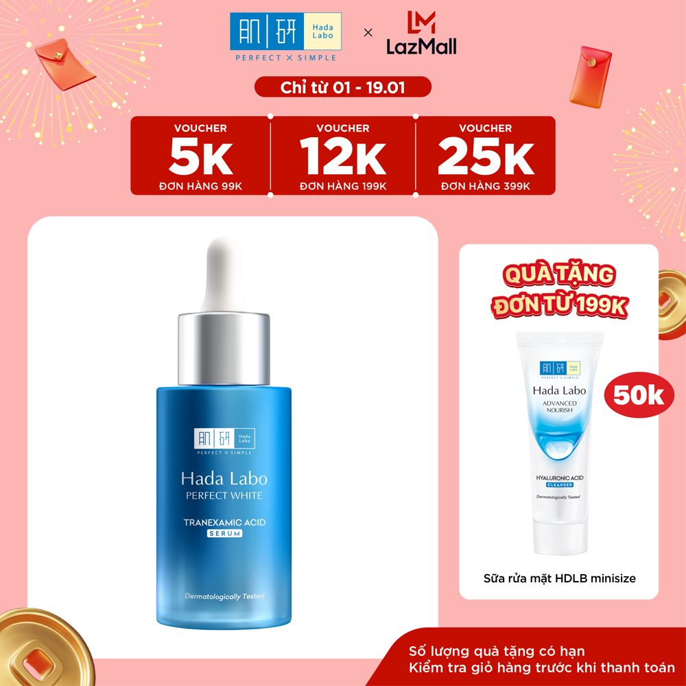 Serum dưỡng trắng Hada Labo PERFECT WHITE TRANEXAMIC ACID Serum (30ml)