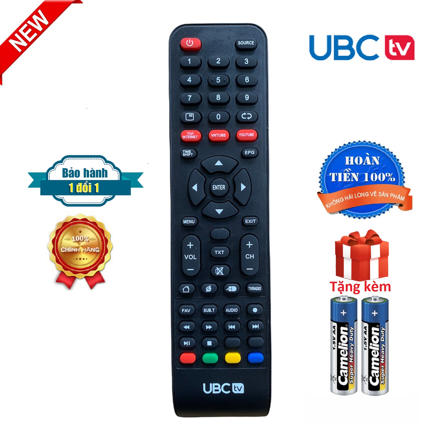 Remote tivi UBC - ĐIỆN TỬ TUỆ LÂM