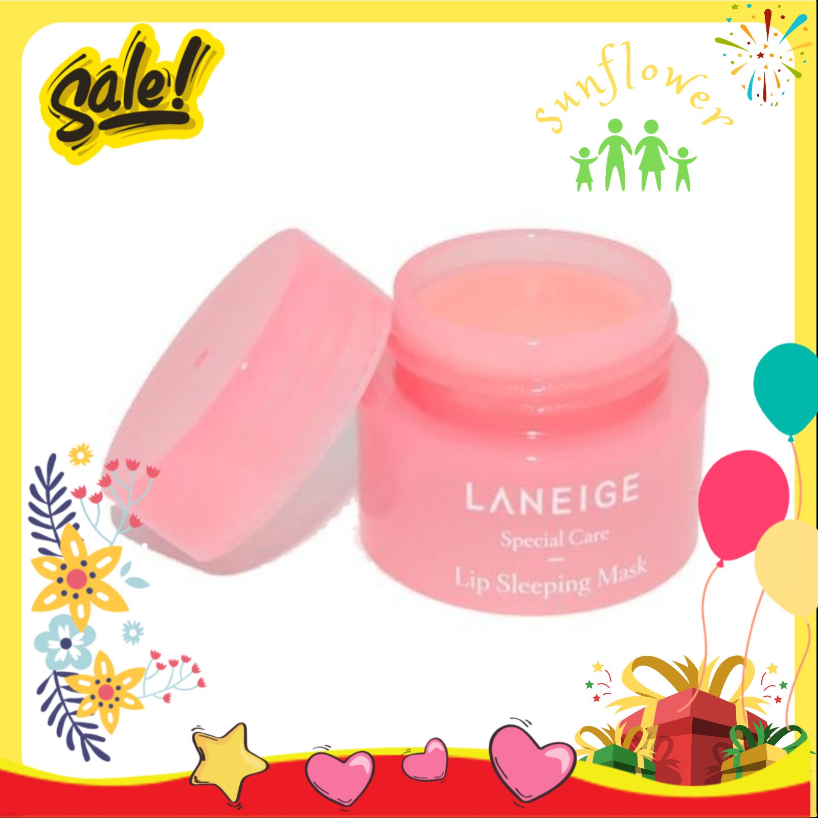 Hũ mặt nạ ngủ môi Laneige Lip Sleeping Mask mini 3g Hàn Quốc – Shop Sunflower