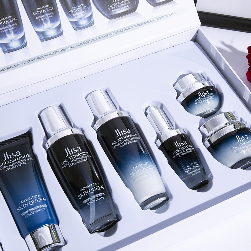 [HCM]COMBO 6 Bộ dưỡng ẩm cao cấp  bộ mỹ phẩm，Trọn bộ 6，makeup set