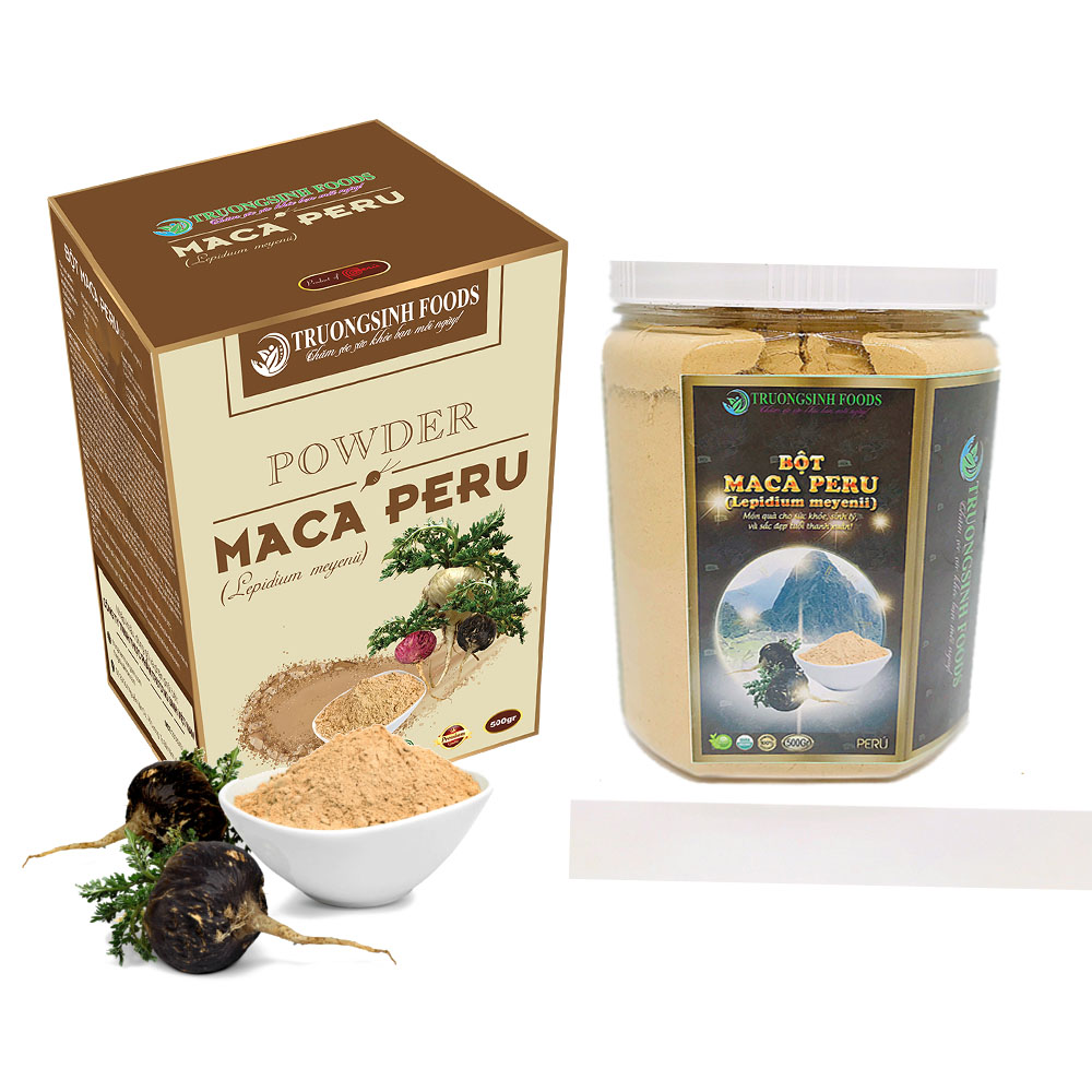 Bột Sâm Maca Peru Đen (Lepidium Meyenii Walp) Black Maca Peru Powder