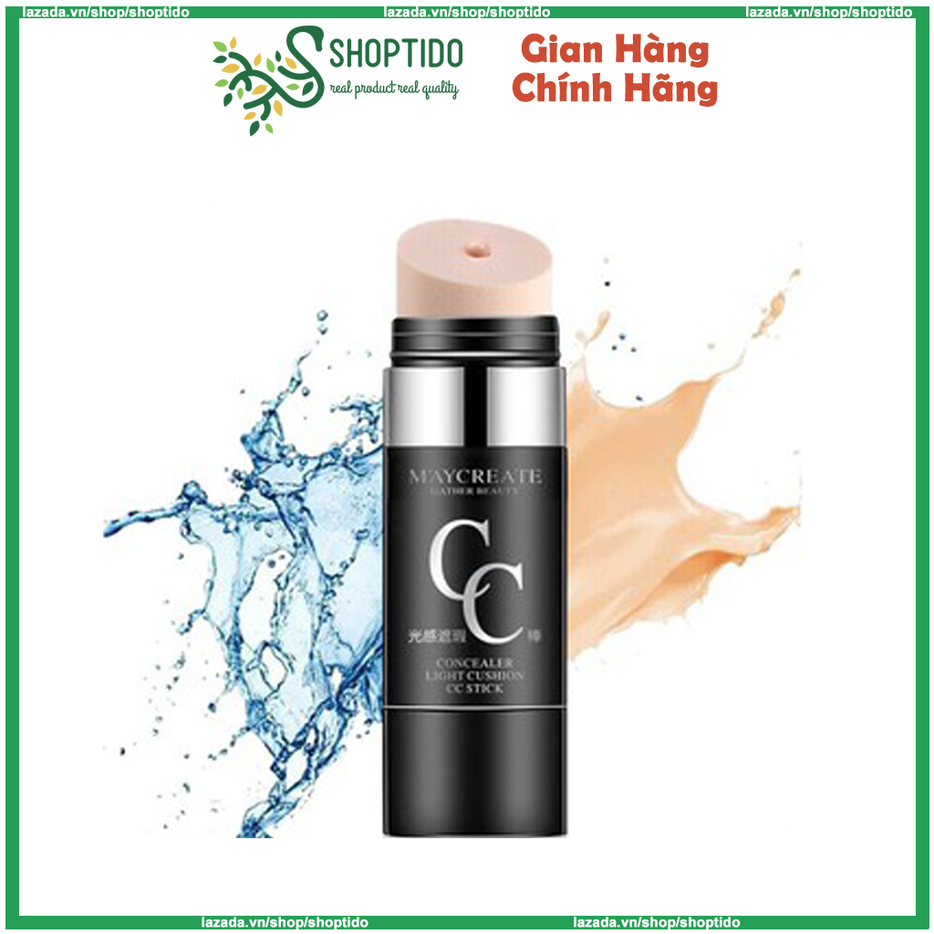 Kem Nền Concealer Light Cushion Cc Stick Maycreate Gather Beauty Dạng Thỏi Nội Địa Trung Wc031