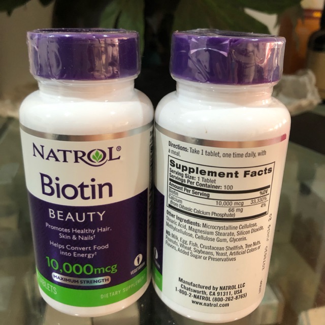 Viên Mọc Tóc 100V Biotin| Hàng Mỹ|Không Đổi Trả Cam Kết Hàng Đúng Mô Tả Chất Lượng Đảm Bảo An Toàn Đến Sức Khỏe Người Sử Dụng