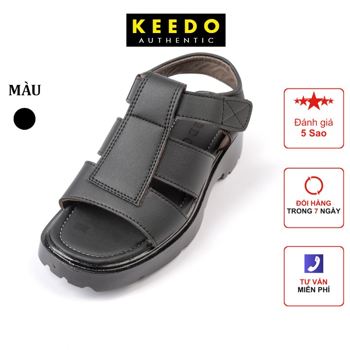Dép quai hậu nam trung niên thương hiệu KEEDO KDN11