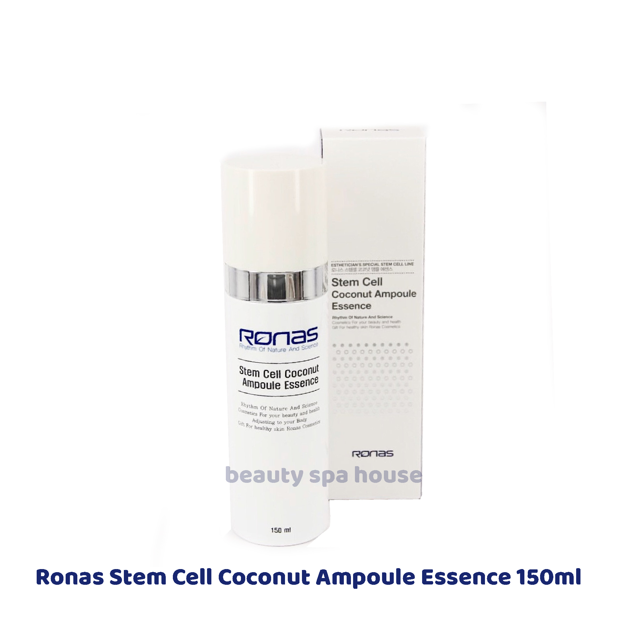 Tinh Chất Tế Bào Gốc Dầu Dừa Ronas Stem Cell Coconut Ampoule Essence 150Ml Hàn Quốc