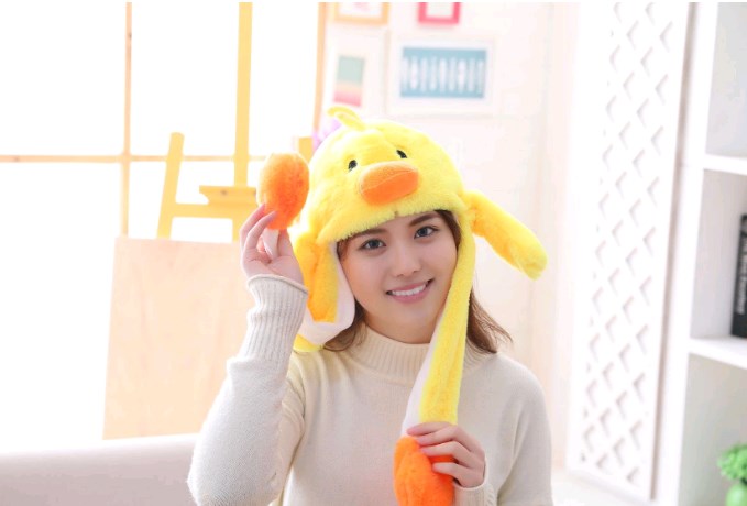 MŨ TAI THỎ GIẬT CHUYỂN ĐỘNG SIÊU CUTE