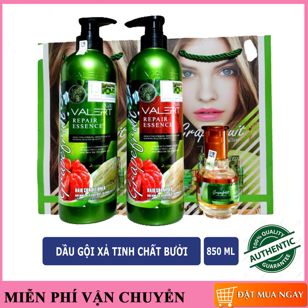 Combo Dầu Gội Xả Tinh Dầu Bưởi [Mẫu Mới] - [ New ] Giảm Tóc Gãy Rụng Kích Thích Mọc Tóc Phục Hồi Tóc Hư Tổn Giúp Tóc Chắc Khỏe Bóng Mượt. Hàng Chuẩn Loại 1 - An Toàn Tuyệt Đối Khi Sử Dụng !