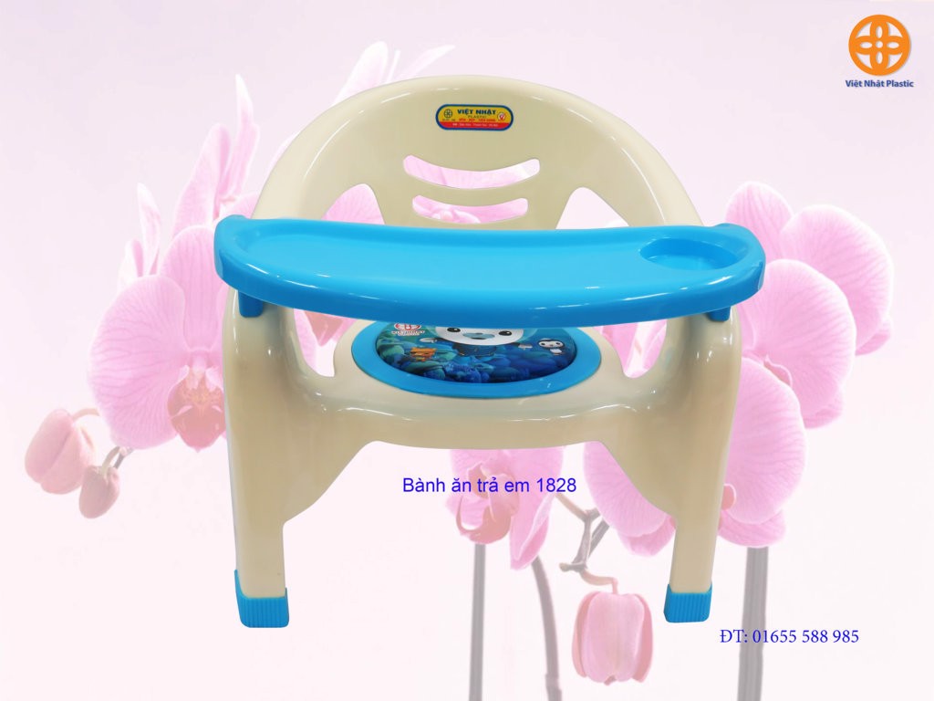 Ghế Ăn Dặm Cho Bé Nhựa Việt Nhật Nhiều Màu Cho Bé có còi vui nhộn gia dụng thông minh 2
