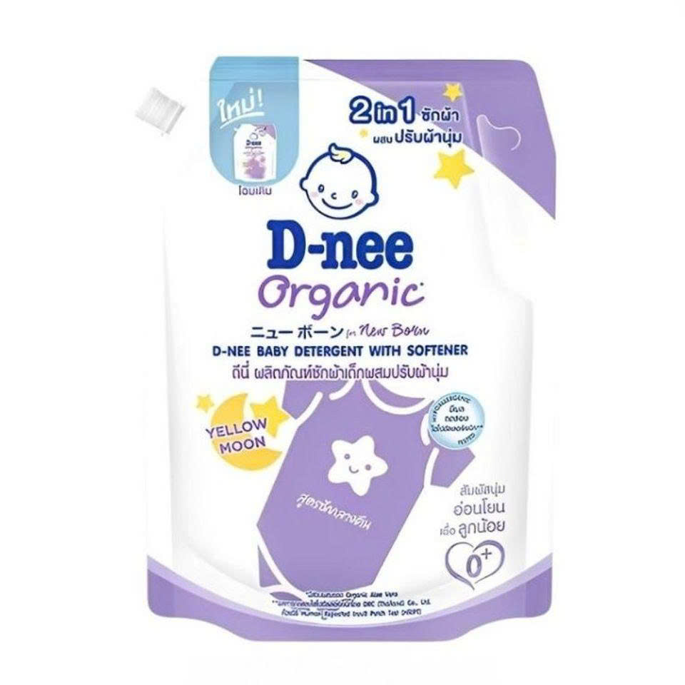 [CHUẨN THÁI] Nước giặt xả quần áo 2 trong 1 cho em bé Dnee 3000ml 1300ml- Hàng nhập khẩu Thái (Chính hãng có tem Đại Thịnh) mềm dịu với da tay không làm hư quần áo.........