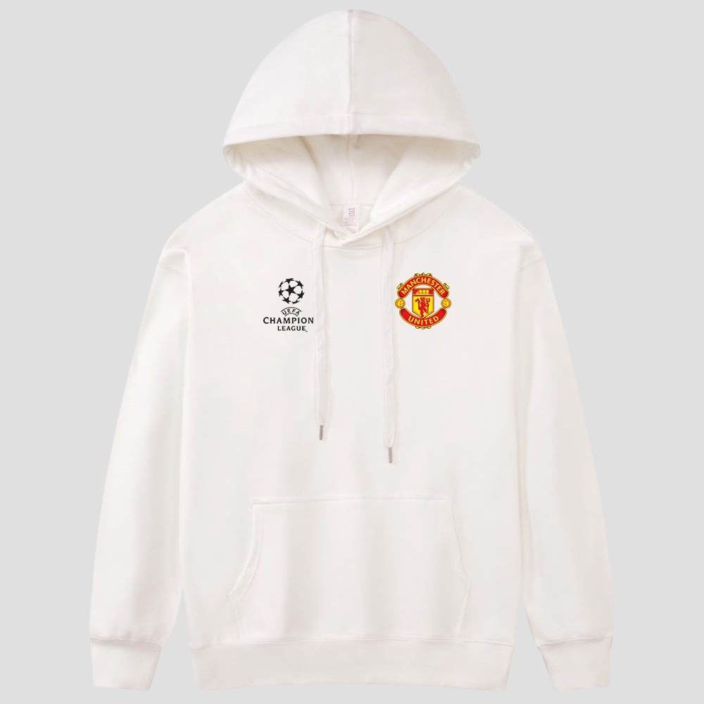 áo khoác nam áo hoodie nam áo khoác hoodie nam Áo hoodie Manchester United form rộng chất nỉ bông - 