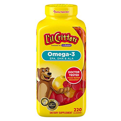 [Hcm]Kẹo Dẻo Lil Critters Bổ Sung Omega - 3 Cho Trẻ 220 Viên