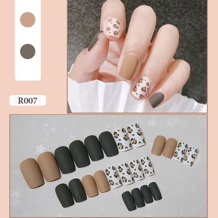 Móng Tay Giả | Set 24 Móng Tay Giả Trơn thời trang siêu đẹp – R7