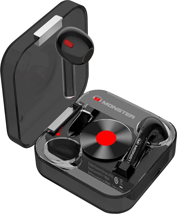 Monster XKT01 True Wireless Earphones Bluetooth 5.2 Earbuds HIFI Music TWS Headset With Mic 100% Ori