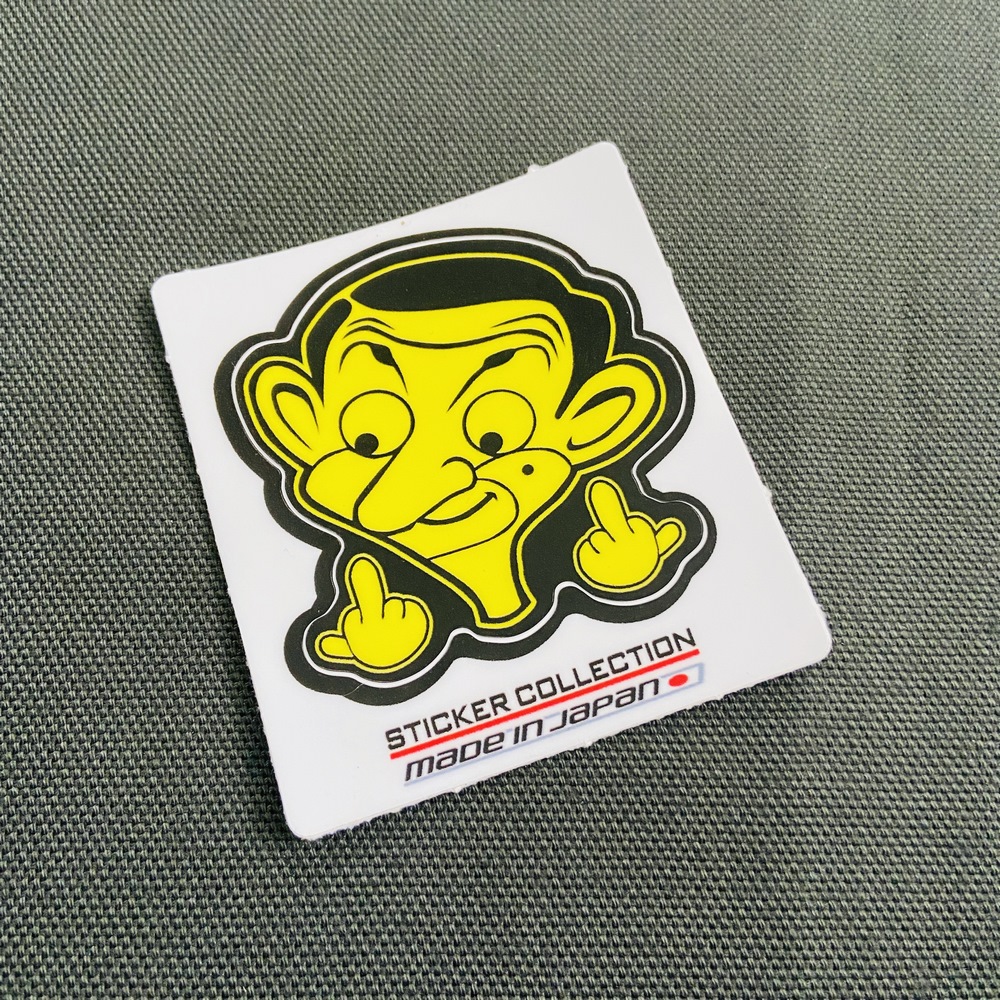 [HCM][TEM DÁN CHƠI 1 TẶNG 1] TEM NỔI MẶT NGƯỜI MR.BEAN NGÓN TAY KEO SIÊU DÍNH TRANG TRÍ XE CAO CẤP