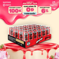 Thùng 24 Lon Nước Tăng Lực Sting Dâu (320ml/lon)
