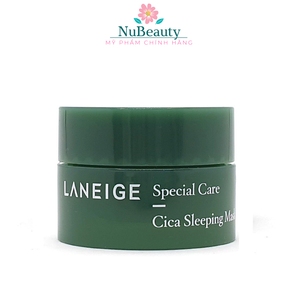 🌺 CHÍNH HÃNG 🌺 [Mini 10ml] Mặt Nạ Ngủ Dưỡng Ẩm Tăng Cường Hàng Rào Bảo Vệ Da Khỏe Mạnh Mini Laneige Cica Sleeping Mask 🌺 FREE SHIP TOÀN QUỐC 🌺