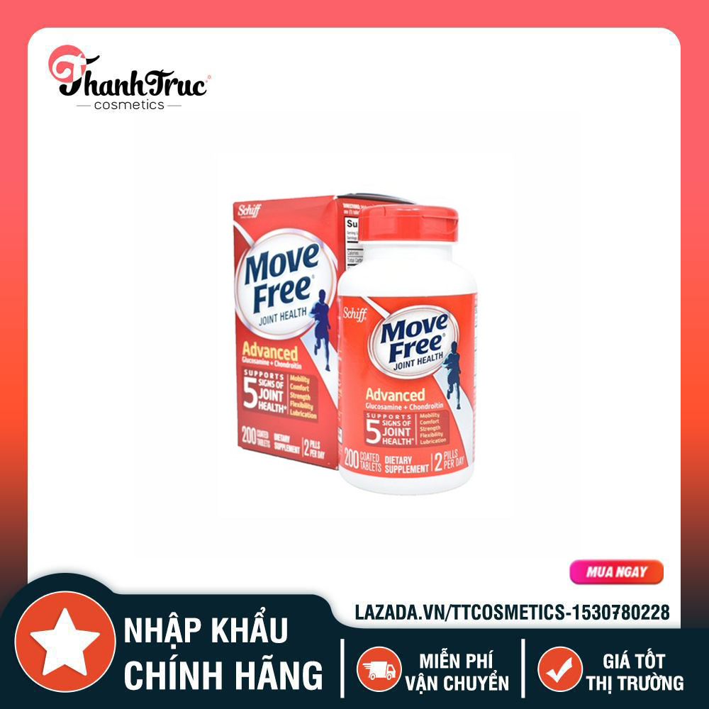 [Hcm]Viên Uống Bổ Xương Khớp Schiff Move Free Advanced Mỹ (200 Viên) - Date 11.2023