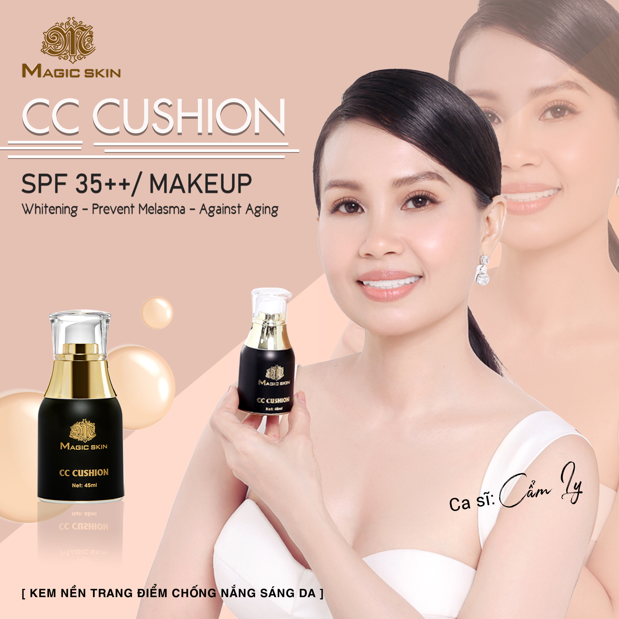 Cc Cushion Magicskin - Kem Nền Trang Điểm Chống Nắng