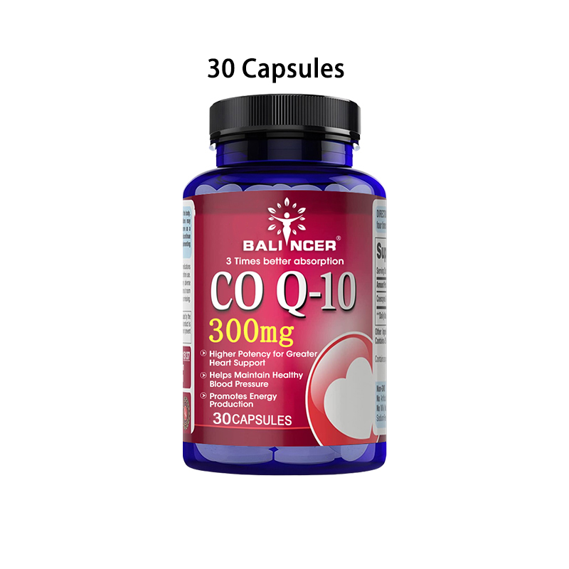 Coenzyme Q10 300 Mg Hỗ Trợ Sức Khỏe Tim Mạch Và Huyết Áp Hỗ Trợ Chống Oxy Hóa