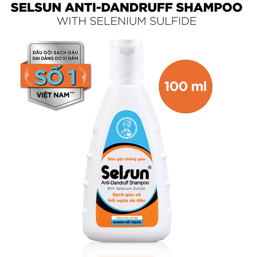 Dầu gội Selsun chống gàu sạch gàu & hết ngứa da đầu Selsun Anti-Dandruff Shampoo 100ml