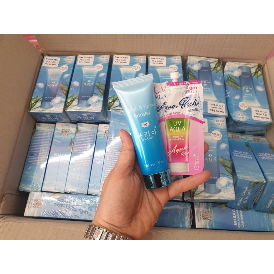 Serum vi tảo biển Snowgirl Thái Lan tặng kem chống nắng sản phẩm tốt chất lượng cao cam kết như hình độ bền cao