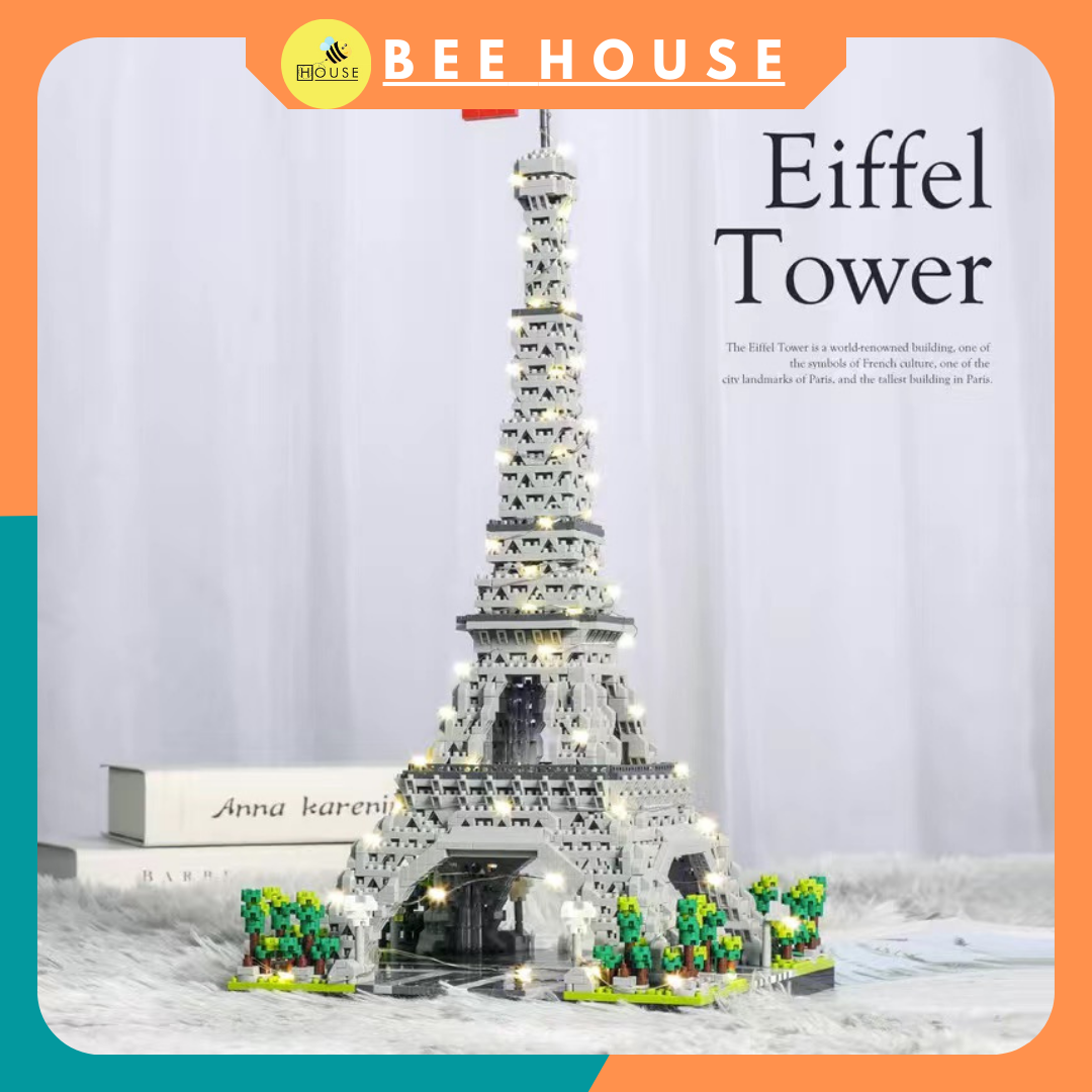 [HOÀN TIỀN  6%]Bộ đồ chơi xếp hình lắp ráp mô hình kiến trúc city building - mô hình tháp Eiffel Phá