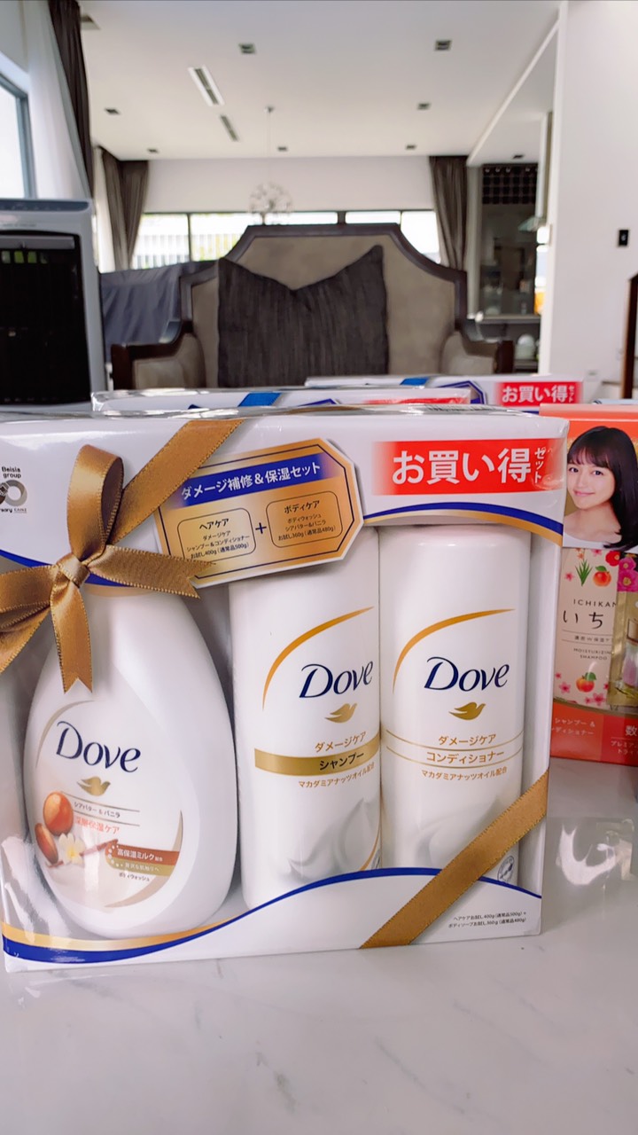 [Hcm]Set Tắm Gội Dove Nhật Siêu Tiện Lợi