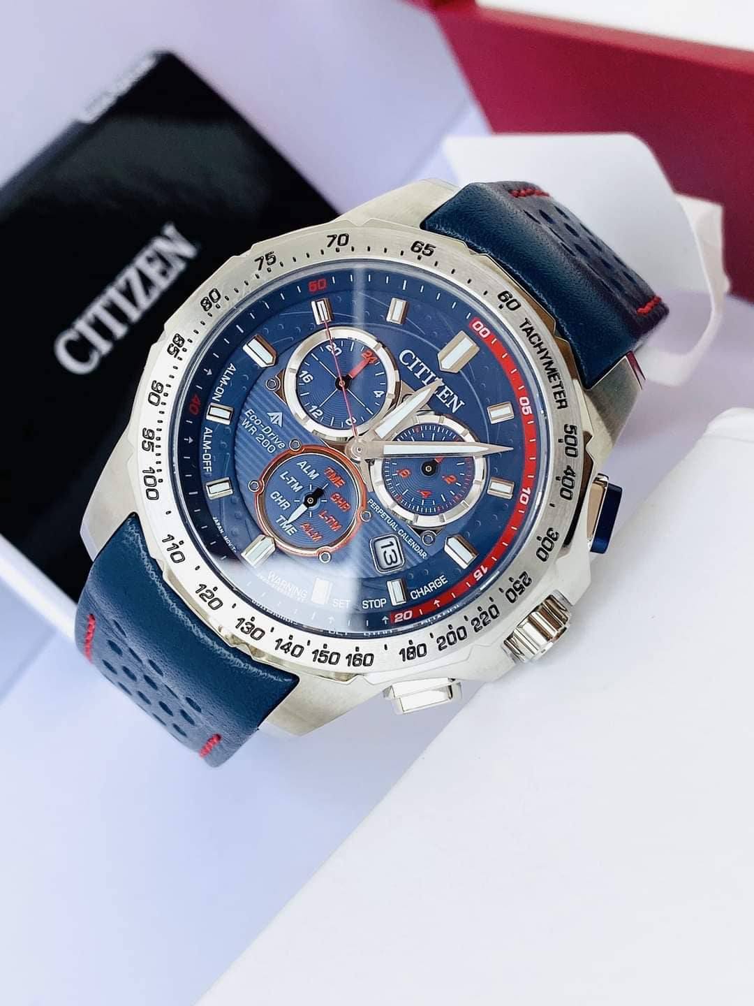 Đồng hồ Nam Citizen Promaster MX Eco-Drive Chronograph Perpetual BL5571-09L