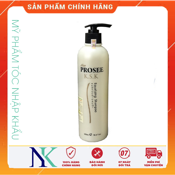 [Hcm]Dầu Gội Sạch Gàu Dành Cho Da Đầu Dầu Prosee Equalizing 500Ml