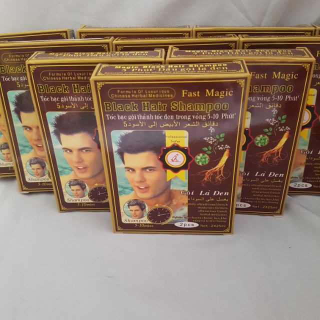 Thuốc Nhuộm Gội Đen Black Hair Shampoo