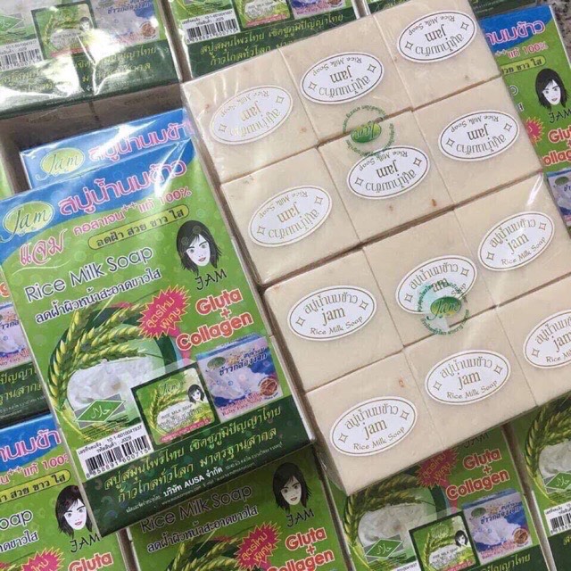 Combo 12 bánh xà bông cám gạo thái (cam kết hàng loại 1)