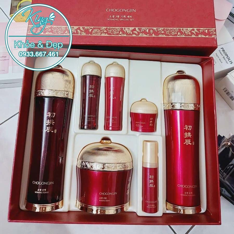 [Hcm]Bộ Dưỡng Da Missha Chogongjin Sosaeng Special Set 3