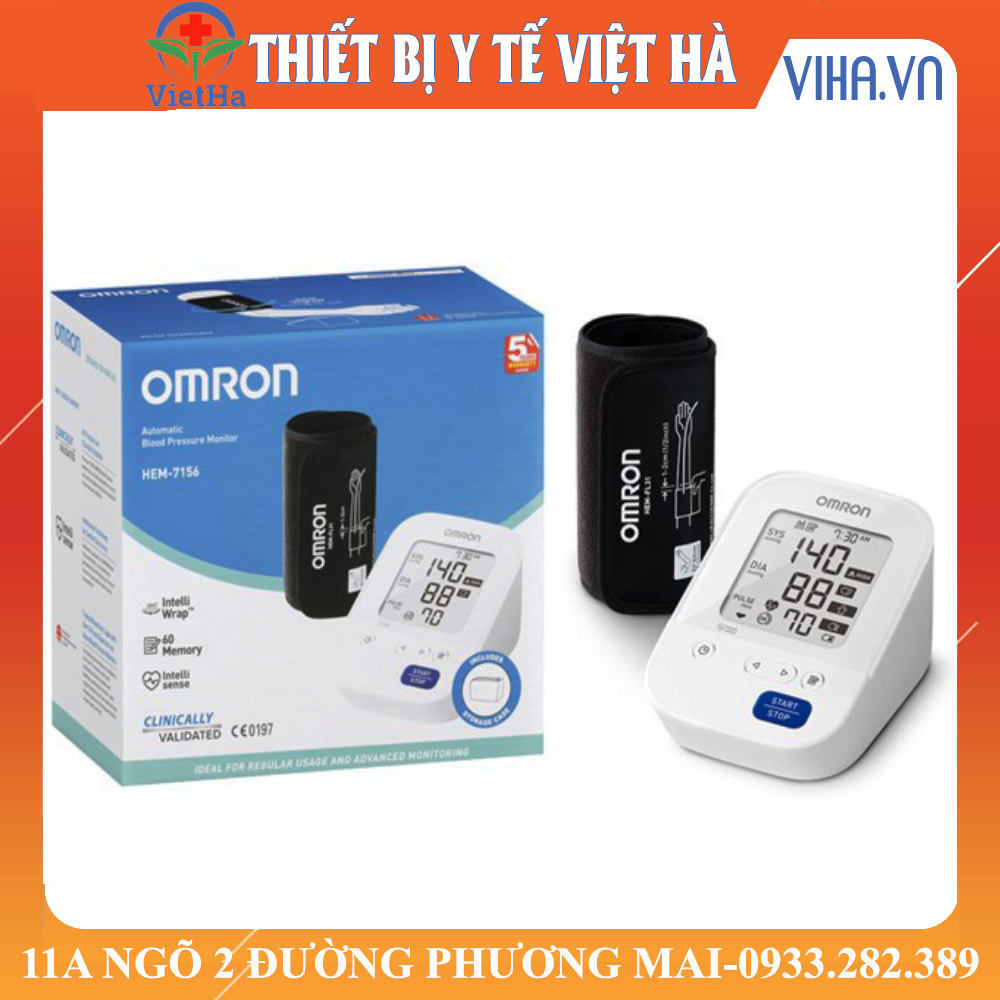 Máy đo huyết áp bắp tay Omron HEM 7156