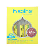 [Gift] Nước Muối Sinh Lý Kháng Khuẩn Pháp Fysoline hỗ trợ kháng khuẩn viêm mũi sổ mũi cho bé - Vàng Hộp 5 Ống x 5ml