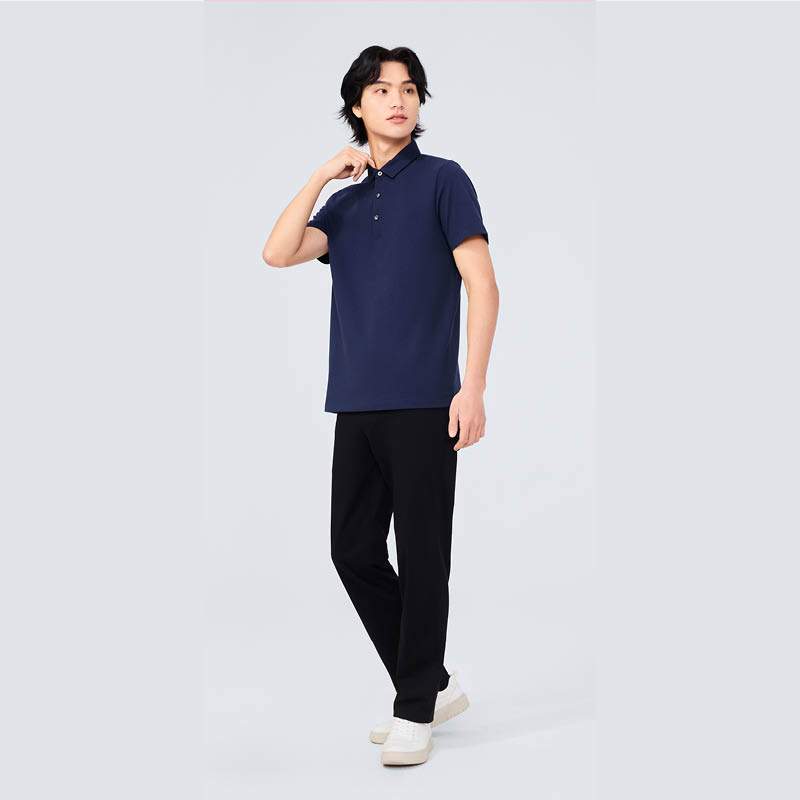 Áo Thun Nam Polo DETERMINANT Cotton Thấm Hút Bền Màu Thoáng Khí - P12
