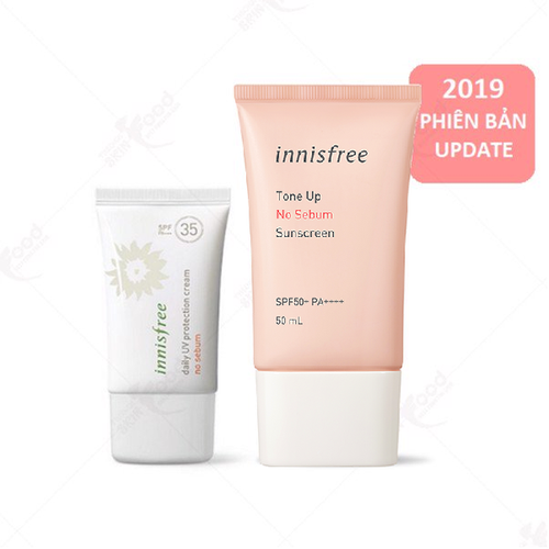 [HCM]Kem Chống Nắng Dành Cho Da Dầu Và Nhạy Cảm Innisfree Tone Up No Sebum Sunscreen SPF35 PA+++